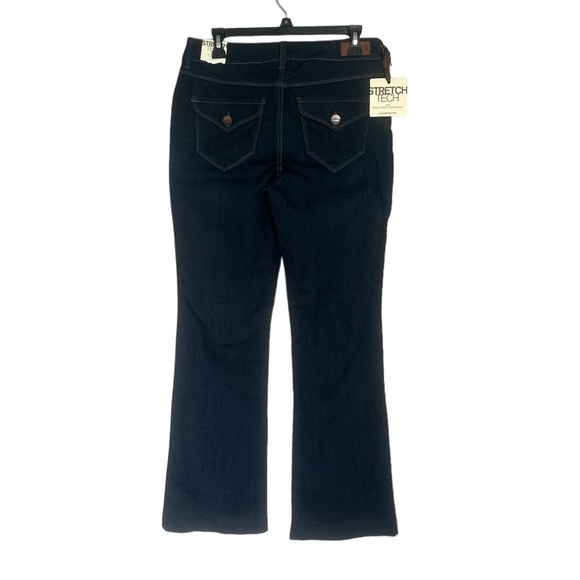 Liz Claiborne NWT denim bootcut jeans size 8 - Picture 2 of 8